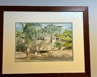 Original Watercolor Camper