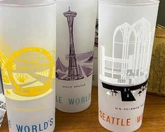 Seattle World's Fair Drinking Glasses
