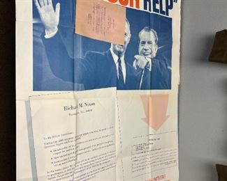 I Ask Your Help - Nixon Agnew Campaign Poster
