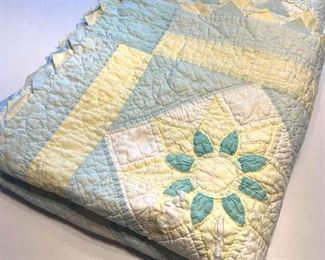 Amish Quilt For Restoration From Walnut Creek, Ohio