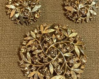 Avon Rhinestone Demi Parure