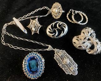 Butler Brooch Sarah Cov. Pearl Ring  Brooch