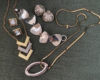 Crown Triffari, J. Crew Necklaces, Avon Post Earrings  More