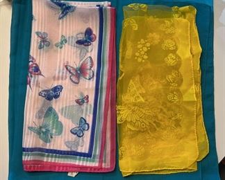 Italian Scarves Butterfly Plain