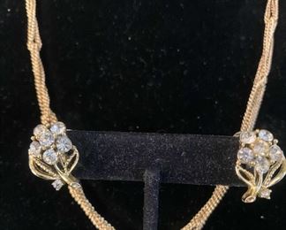 Lisner Screwback Rhinestone 