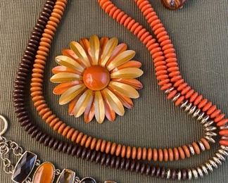 Retro Enamel Flower Pin More