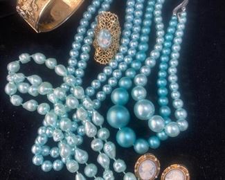 Vintage Light Blue Costume 