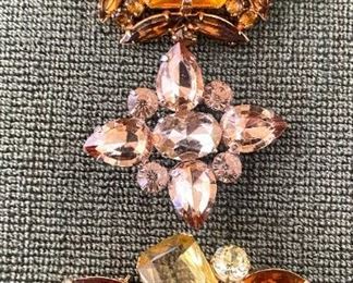 Vintage Rhinestone Brooches