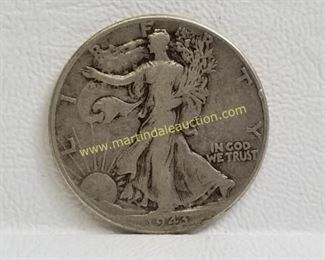 1943 Walking Liberty silver half dollar