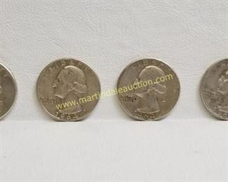 1964  silver quarters