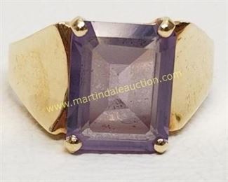 vintage 10K yellow gold ring