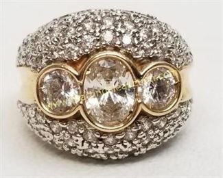 10K yellow gold heavy ring