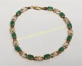 BROKEN - 10K yellow gold bracelet