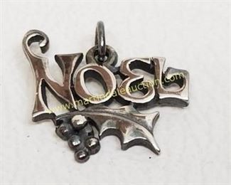 James Avery RETIRED NOEL charm - sterling silver