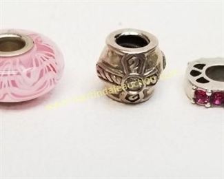 Sterling silver Chamilia charms