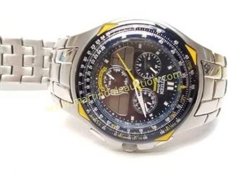 Citizen Eco drive Blue Angels Skyhawk - BROKEN band