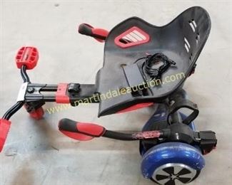 Hooverboard with buggy attachment 