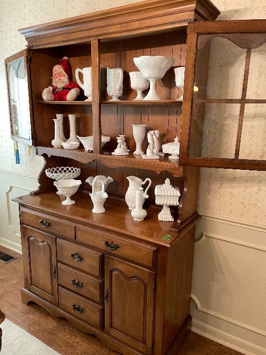 China hutch has sold, but the items on it are available.
