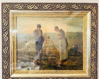 Original oil painting by Jean-François Millet: Sowing the Seeds of Modern Art - has been in family since 1880s.