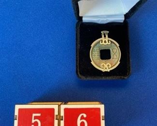 Chinese square holed bronze ancient coin 10k $160