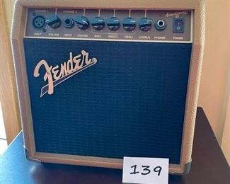 Fender guitar amp $25