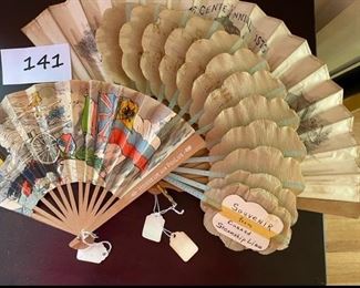 Antique souvenir fans $30