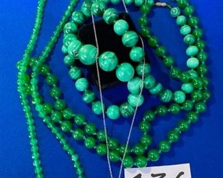 Malachite necklaces $20