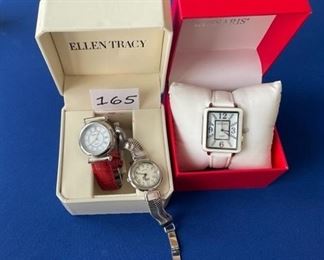 3 women's watches Kessaris, Ellen Tracy, Swank $18