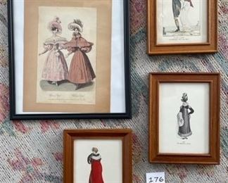Set of fashion illustrations $14