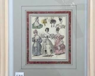 Period Fashion plate $20