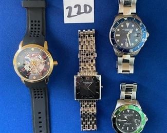 Stuhrling Watches $100 for 4 items