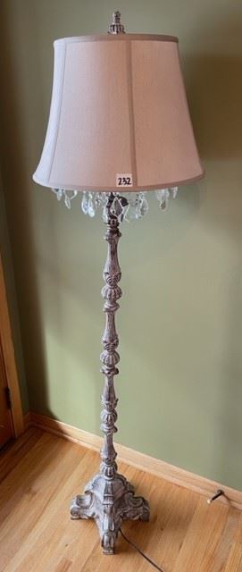 Floor lamp with crystals $50