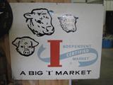 Large Metal Sign