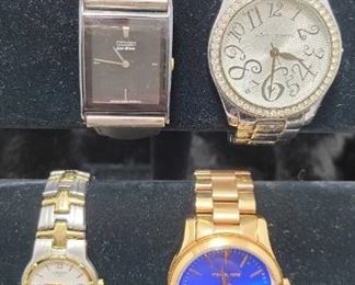 2 Citizens and 1 Michael Kors and a Betsy Johnson Watches