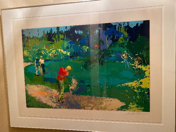 LeRoy Neiman serigraph in colors, pencil signed and numbered 30/300 lower margin. Styria Studio blindstamp at lower center. Matted and framed. Estate of Seyfreid Port Huron Michigan 