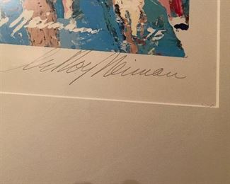 signature of the LeRoy Neiman "hurry in Hoosiers" 