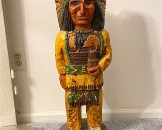 Frank Gallagher Called Cigar store Indian 
Carved Colorado by Frank Gallagher:)