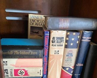 Vintage books on war 