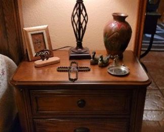 Side Table & Decor