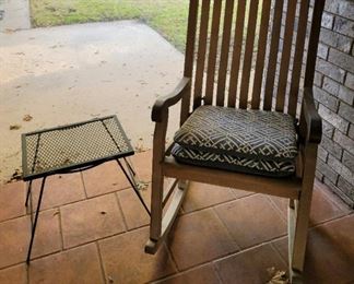 Outdoor Wood Rocking Chair