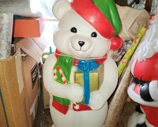 Vintage Blow Mold Snowman