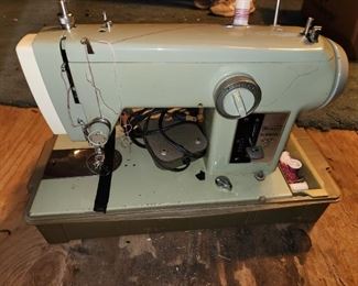 1 of 2 Pictures - Vintage Sears sewing machine