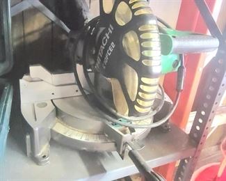 1 of 2 Pictures - Hitachi Mitre saw