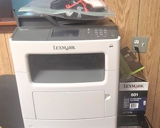 1 of 2 Pictures - Lexmark MX410de with Printing Ink