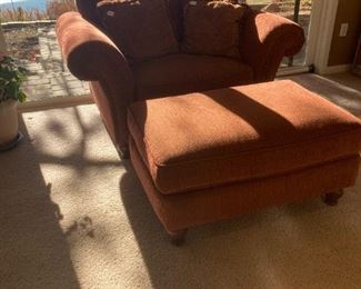 Matching Lounge Chair and Ottoman