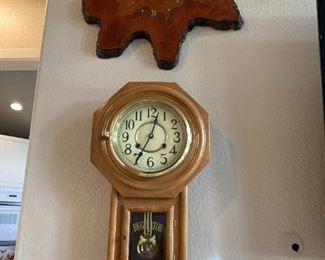 Hawaiian wood clock, Regulator wall clock