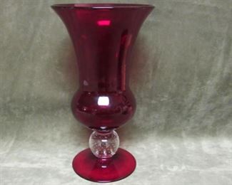 pairpoint red vase