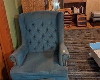 Several vintage chairs dating from the 50's forward 