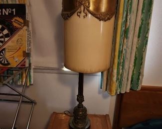 pair Hollywood Regency lamps