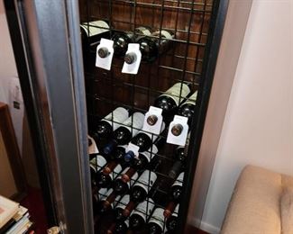 wine refrigerator, holds 84 bottles (sticker price is reduced but NOT 60%)